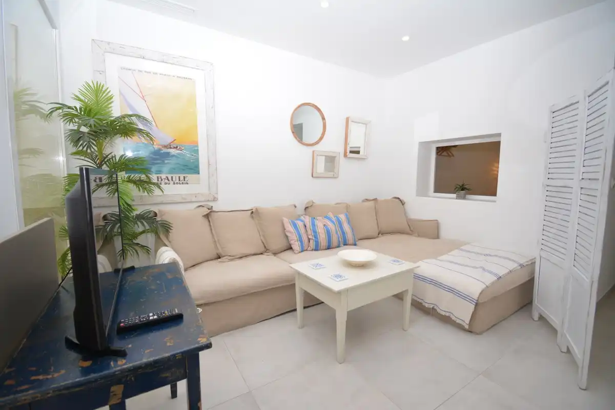 Sala d'estar de Casa adosada en venda en Jávea / Xàbia amb Aire condicionat