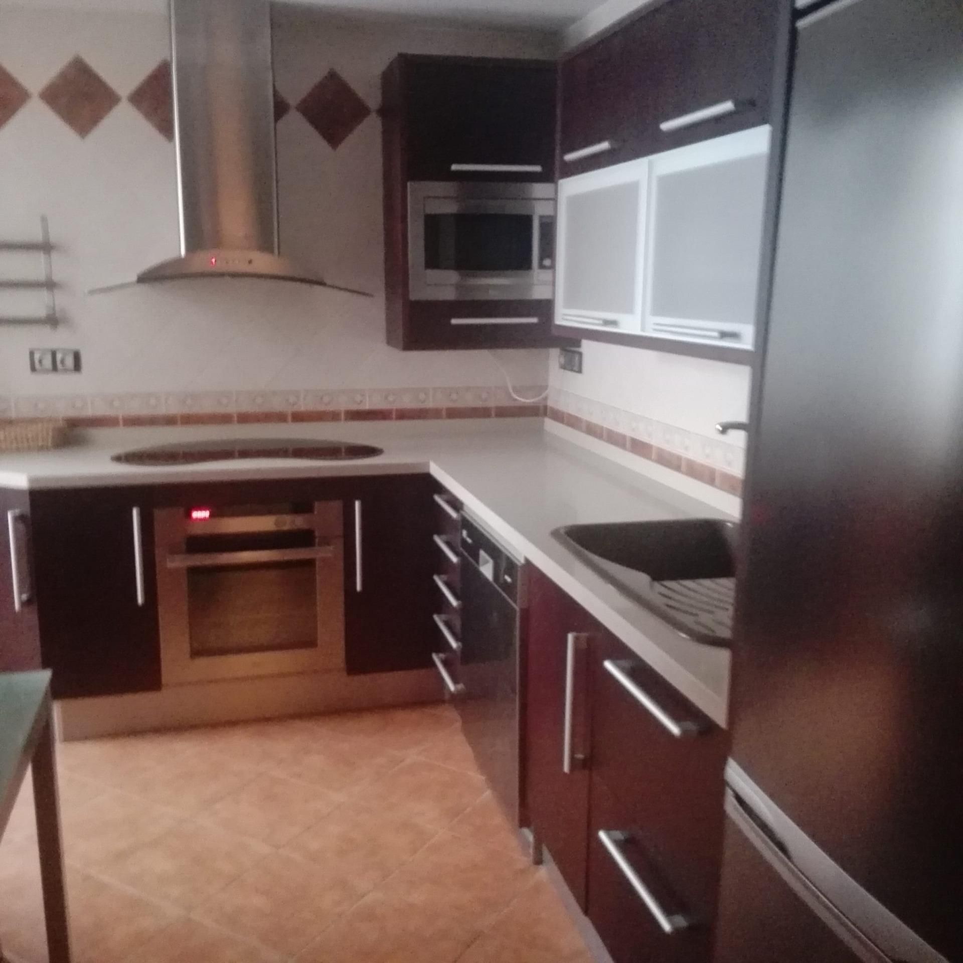 Kitchen of Flat for sale in Málaga Capital  with Air Conditioner, Terrace and Storage room