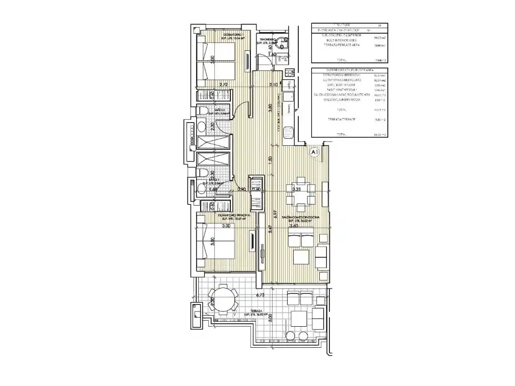 Apartament en venda en Orihuela amb Aire condicionat, Terrassa i Moblat