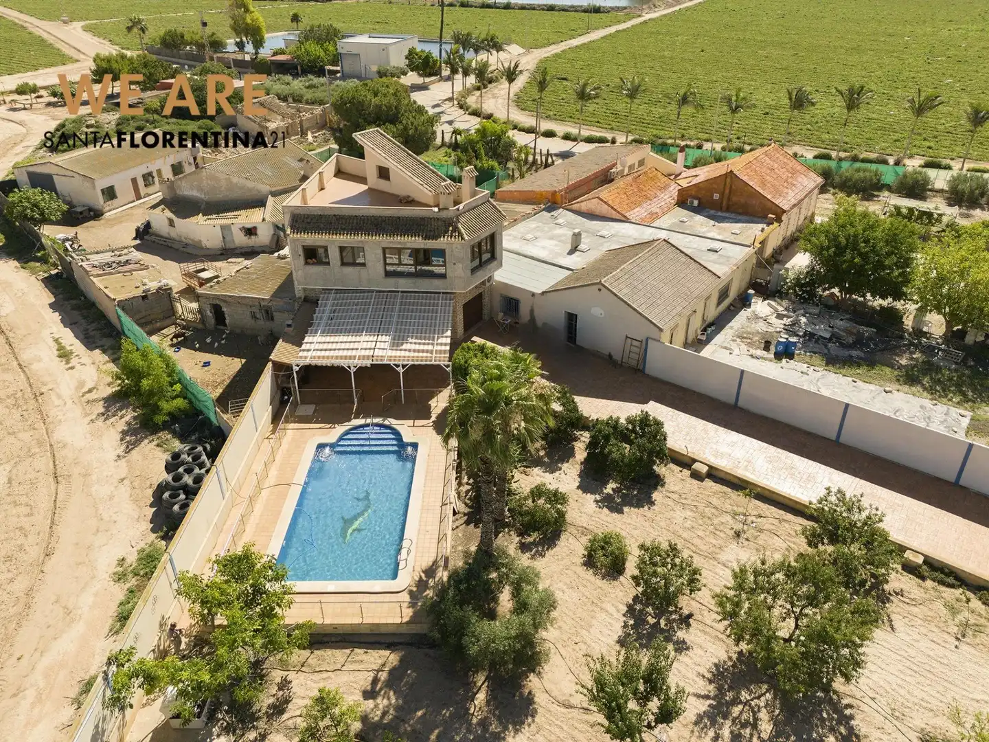 Außenansicht von Country house zum Verkauf in Cartagena mit Heizung, Privatgarten und Terrasse