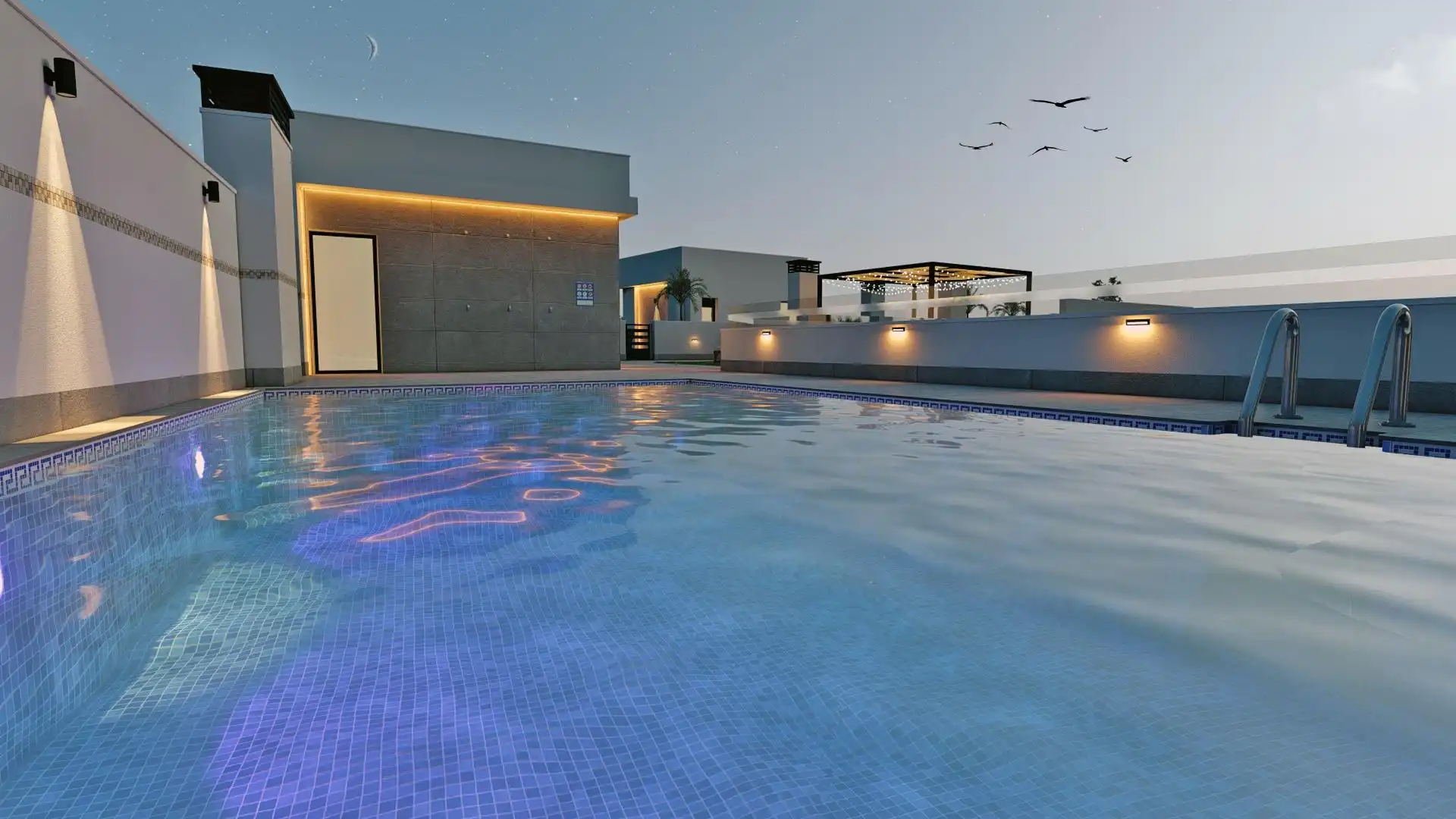 Swimming pool of Attic for sale in Maracena  with Air Conditioner, Heating and Terrace