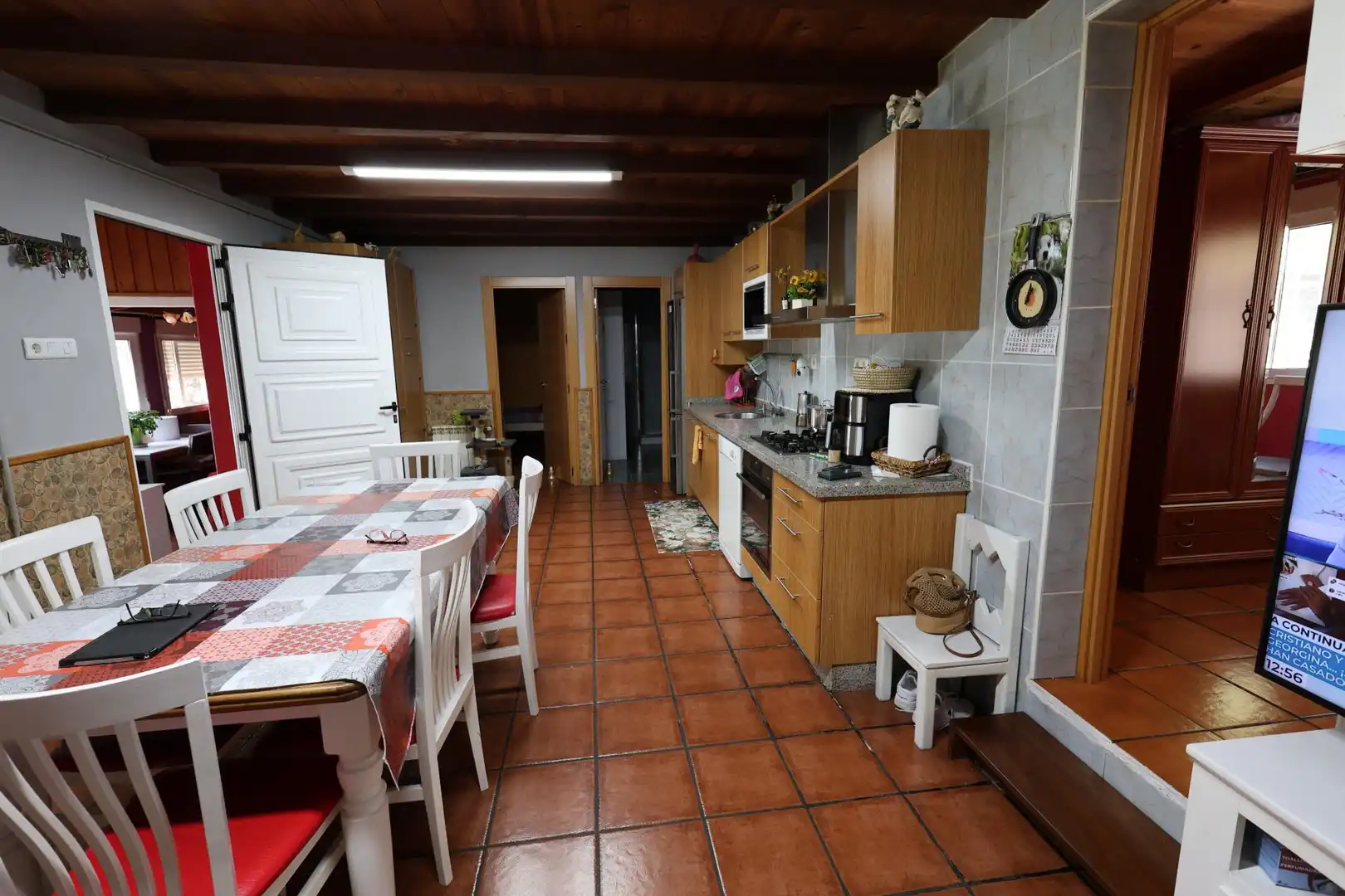 Kitchen of Country homes for sale in Toreno  with Heating, Furnished and Balcony