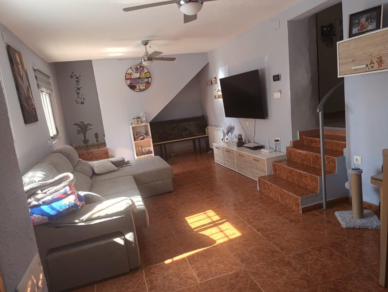Living room of House or chalet for sale in  Albacete Capital  with Air Conditioner, Terrace and Storage room