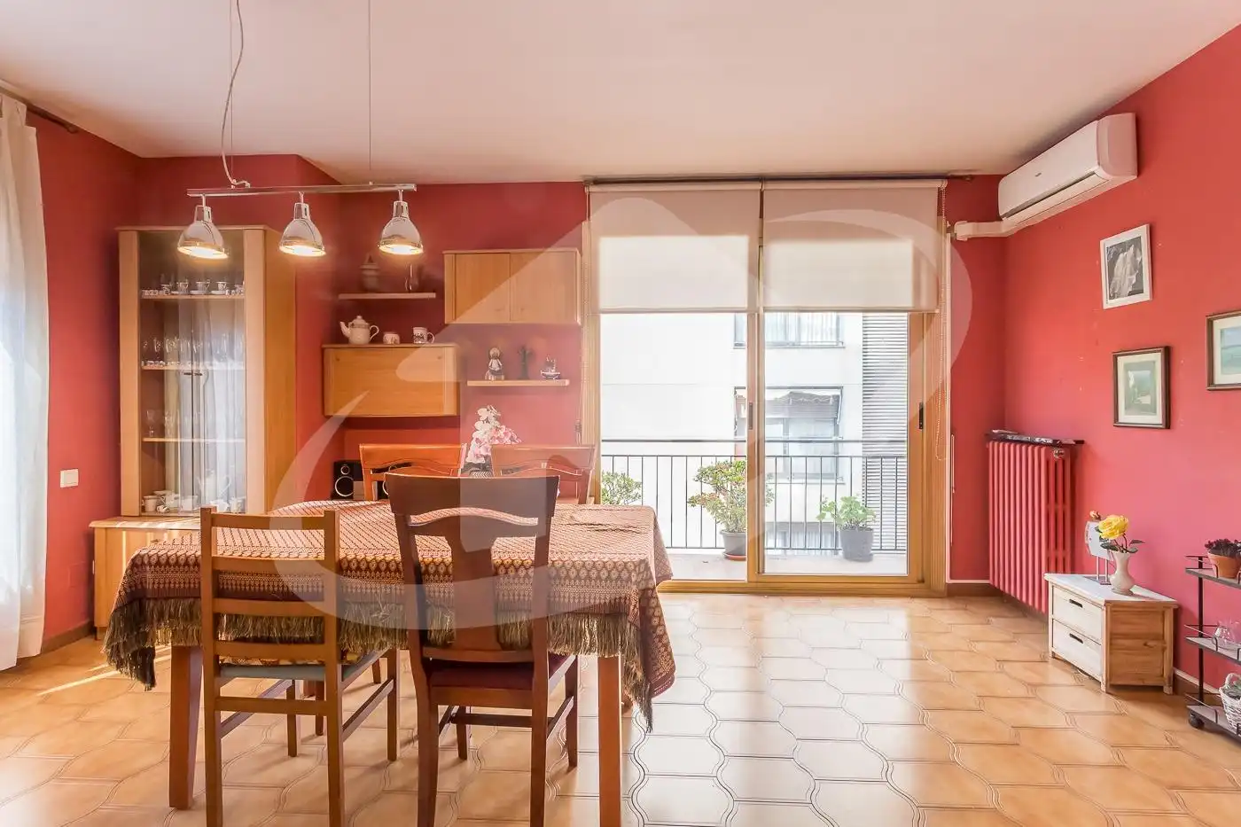 Esszimmer von Wohnung zum Verkauf in Sabadell mit Klimaanlage, Heizung und Balkon