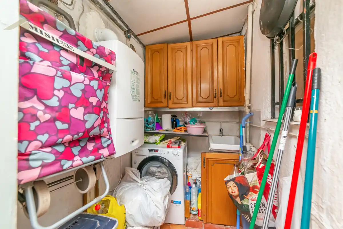 Kitchen of Flat for sale in Madrid  with Air Conditioner, Heating and Terrace
