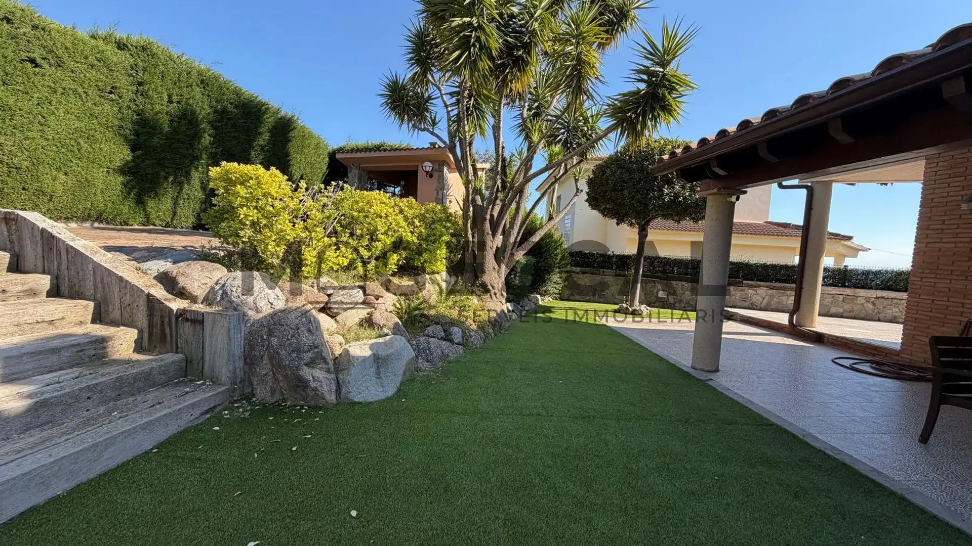 Garden of Houses for sale in Caldes de Montbui  with Air Conditioner, Heating and Terrace