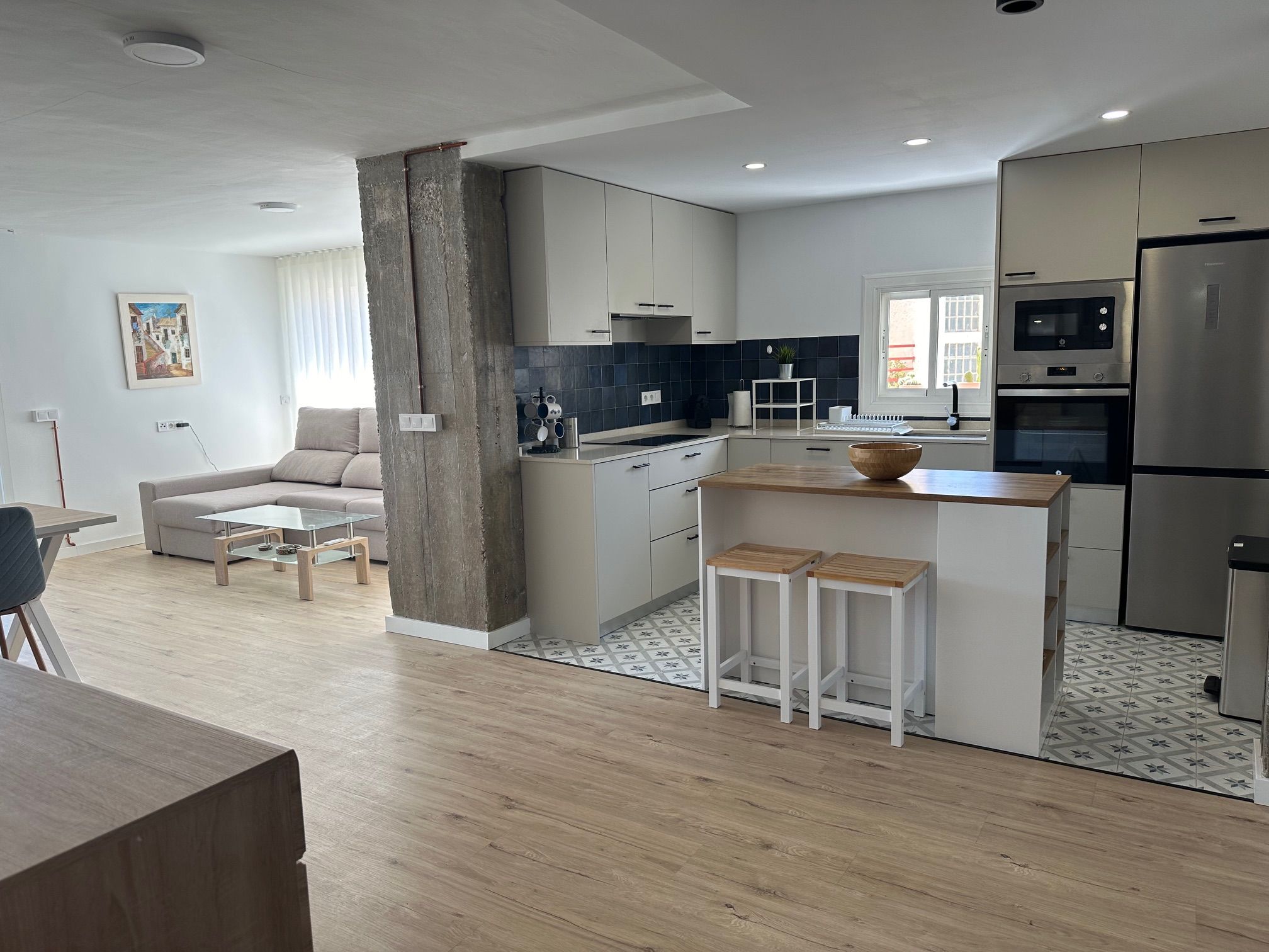 Cuina de Apartament de lloguer en Alicante / Alacant amb Aire condicionat, Calefacció i Parquet