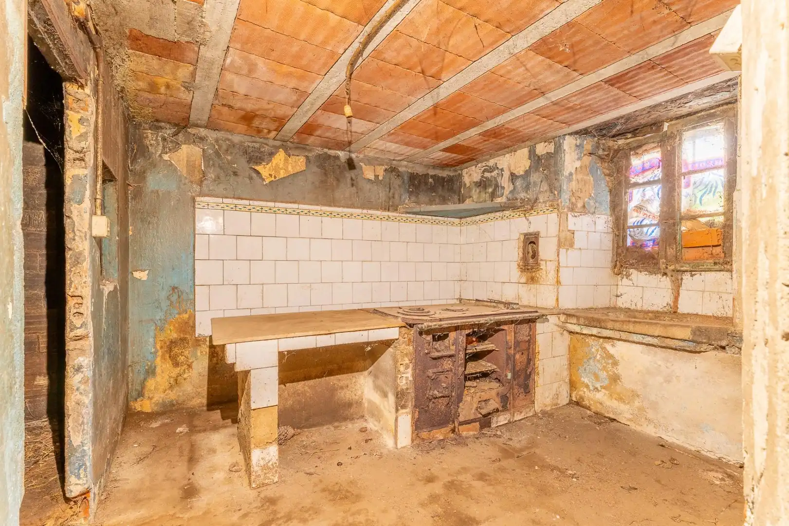 Cocina de Finca rústica en venta en Forcarei