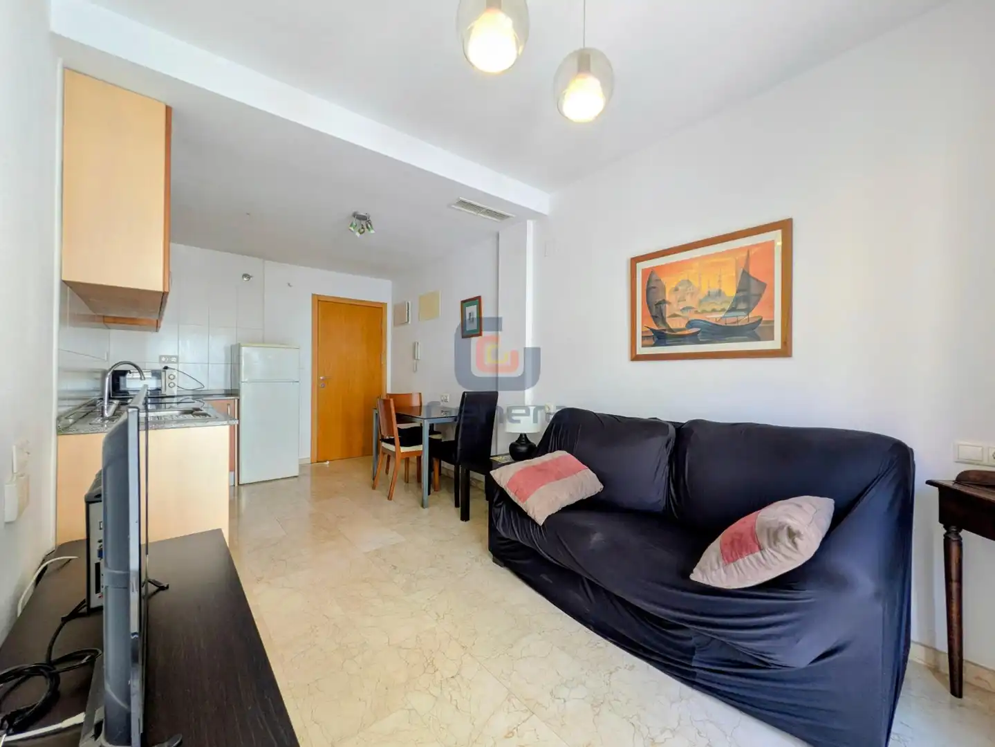 Wohnzimmer von Wohnungen zum Verkauf in Alicante / Alacant mit Klimaanlage, Heizung und Abstellraum