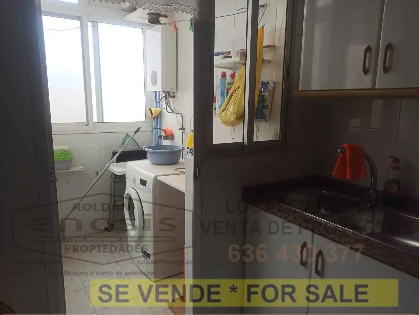 Cocina de Piso en venta en Los Alcázares con Terraza, Trastero y Amueblado