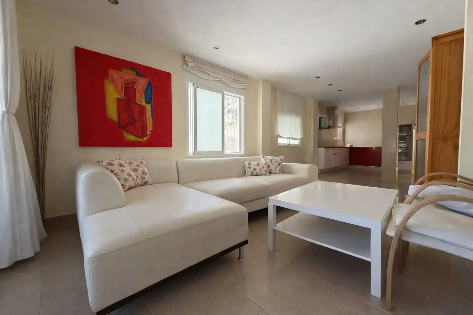 Wohnzimmer von Erdgeschoss zum Verkauf in Águilas mit Klimaanlage, Terrasse und Möbliert