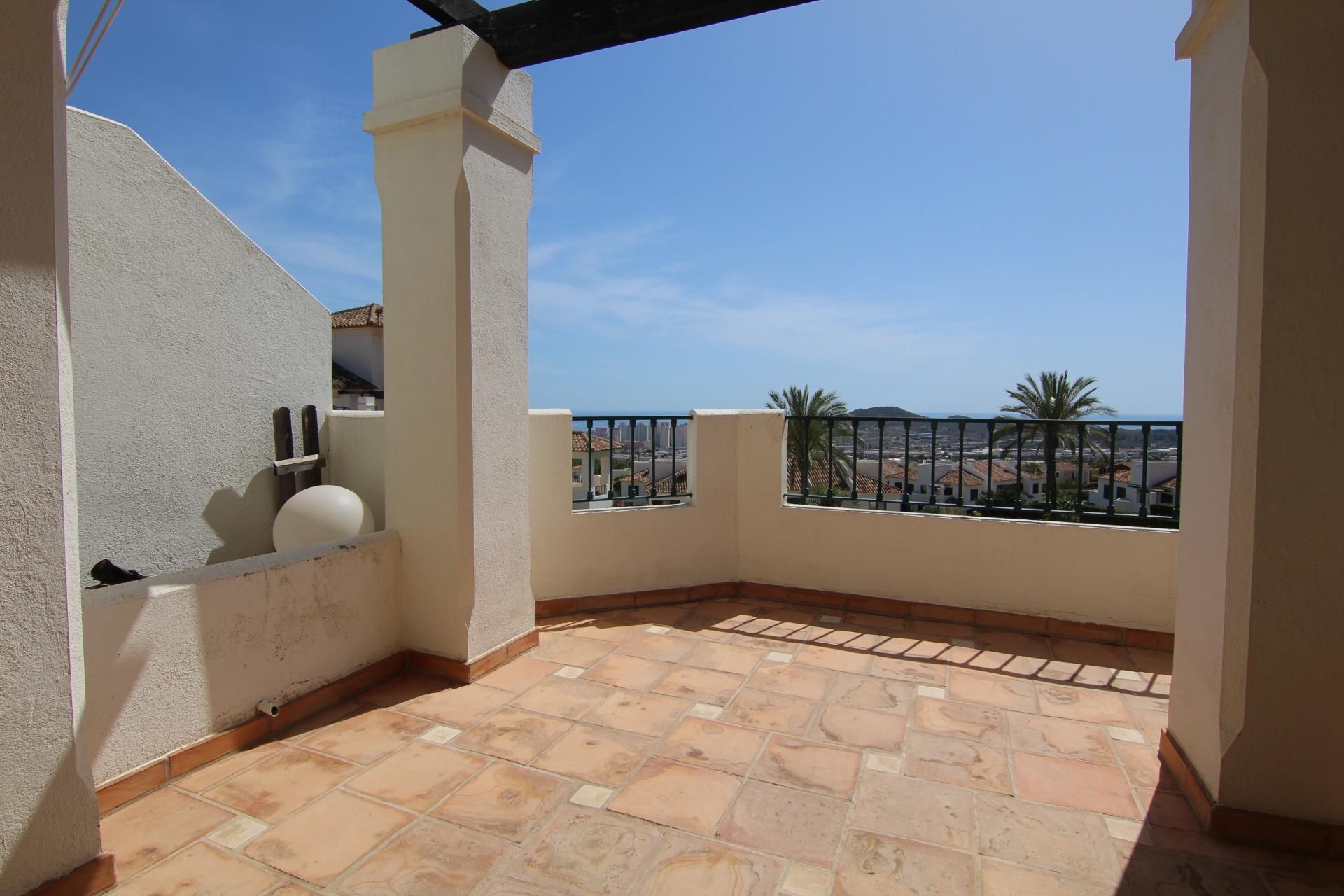 Terrassa de Apartament en venda en Finestrat amb Aire condicionat, Jardí privat i Terrassa