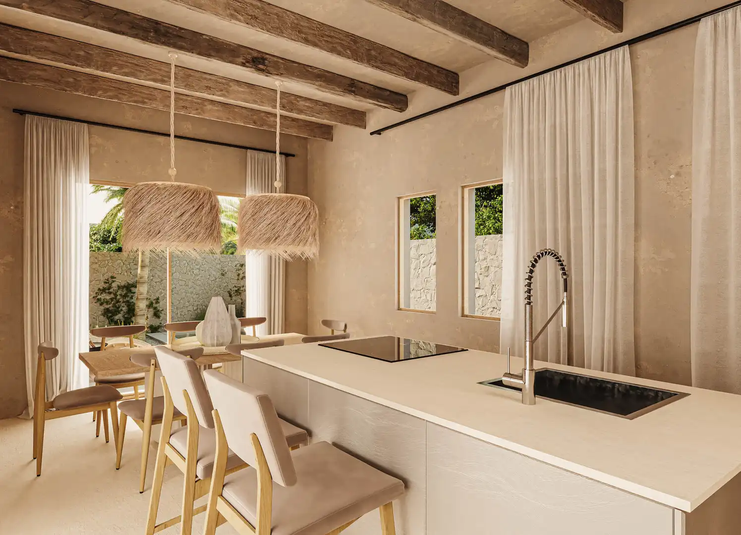 House with terrace for sale in Ses Salines Poble, imagen 4