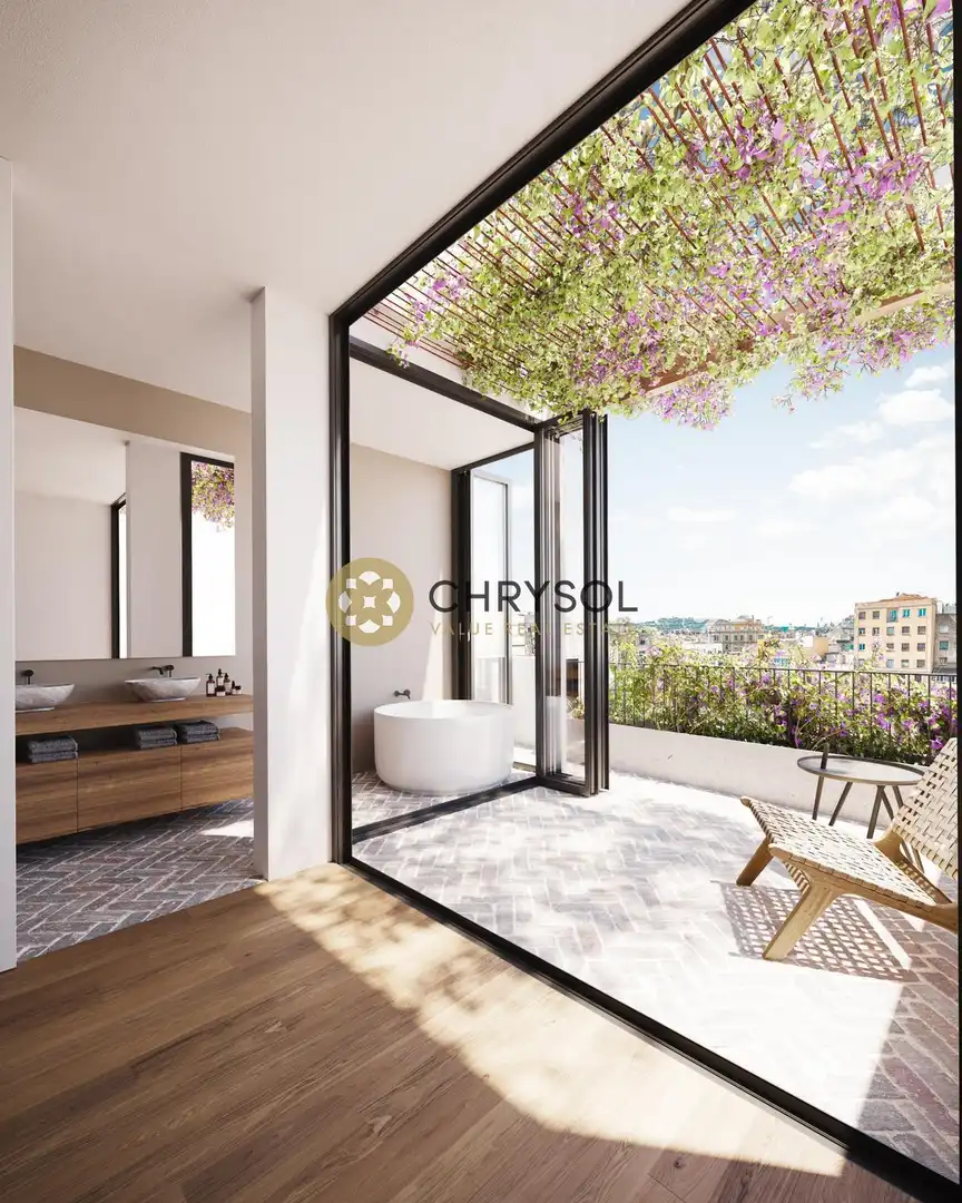 Terrassa de Casa o xalet en venda en Barcelona amb Aire condicionat, Calefacció i Parquet