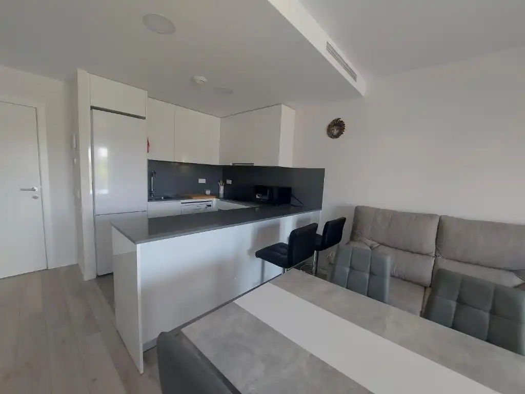 Kitchen of Flat for rent in Vélez-Málaga  with Air Conditioner, Private garden and Furnished