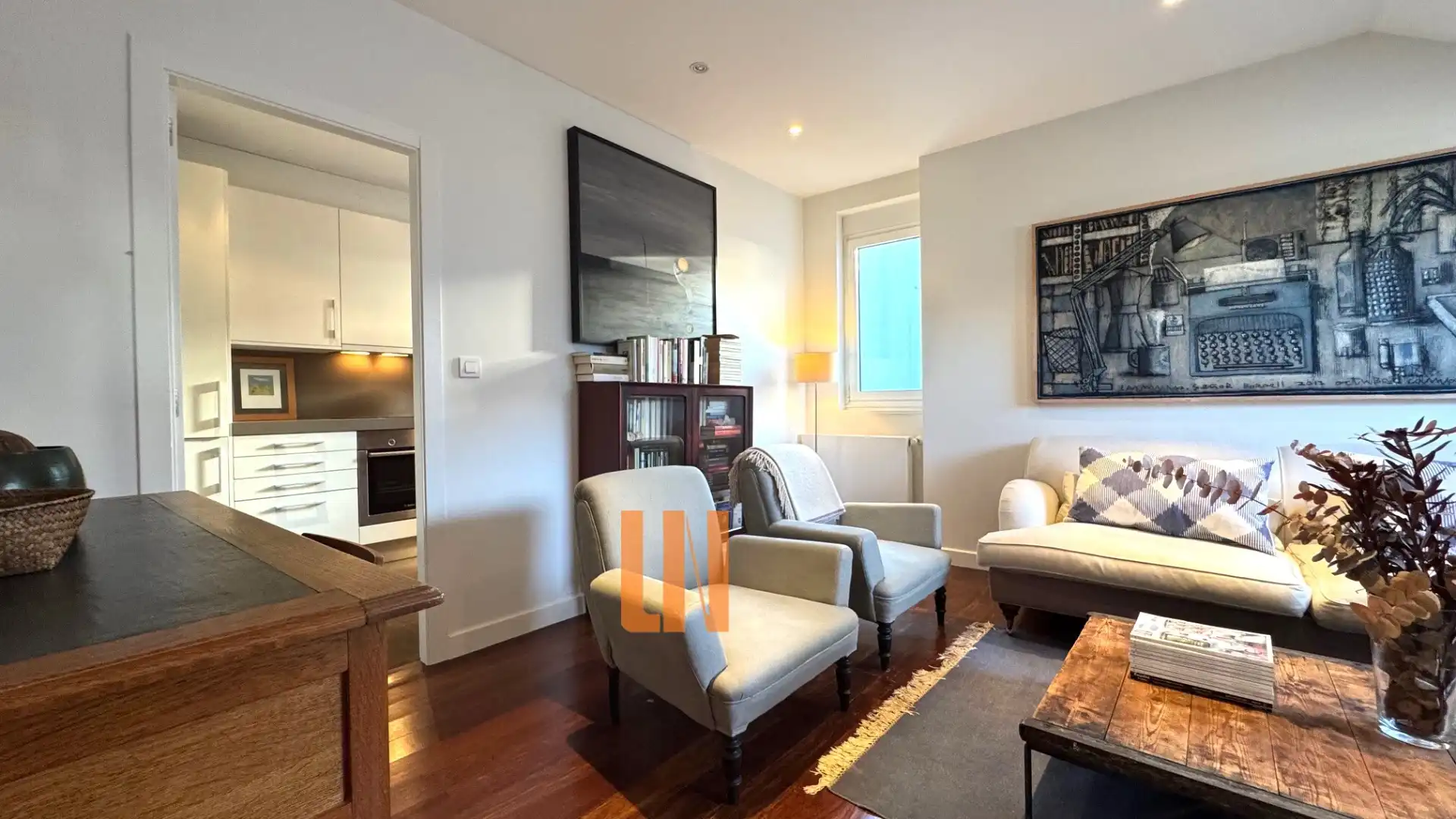 Living room of Flat for sale in Lugo  with Heating, Oven and Washing machine