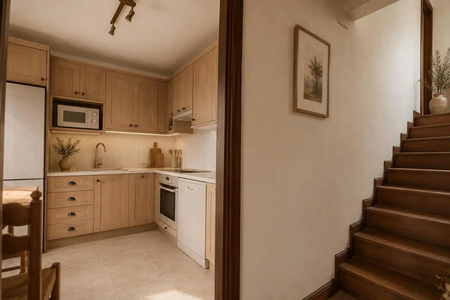 Kitchen of Detached homes for sale in Galdakao  with Heating, Terrace and Storage room
