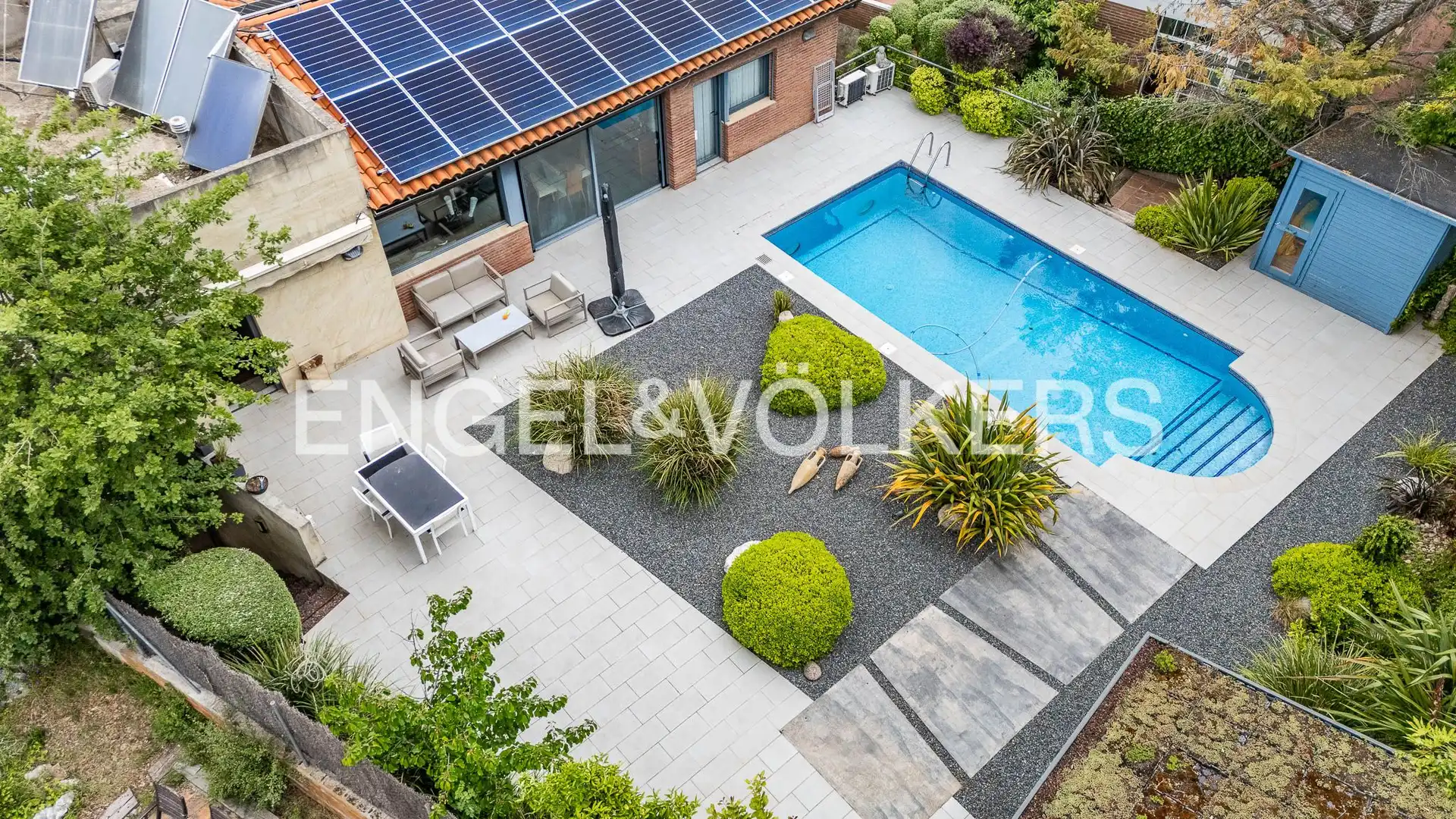 Terraza de Casa o chalet en venta en Matadepera con Aire acondicionado, Calefacción y Jardín privado