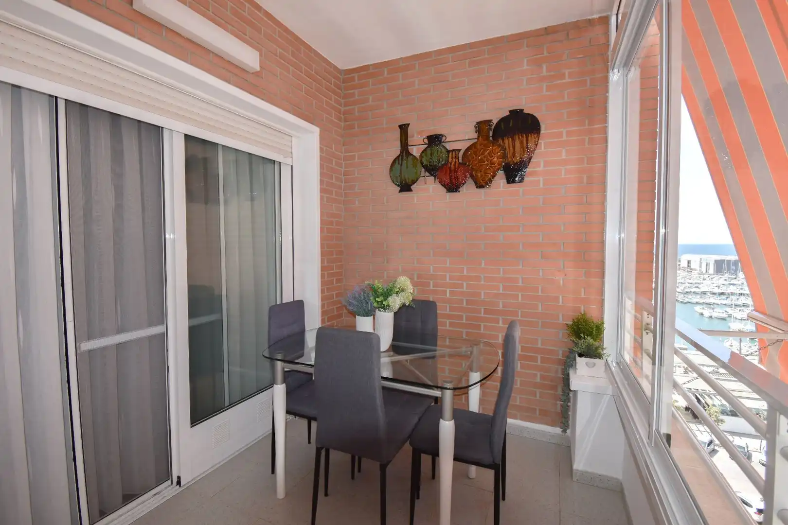 Comedor de Apartamento de alquiler en Santa Pola con Aire acondicionado, Calefacción y Terraza