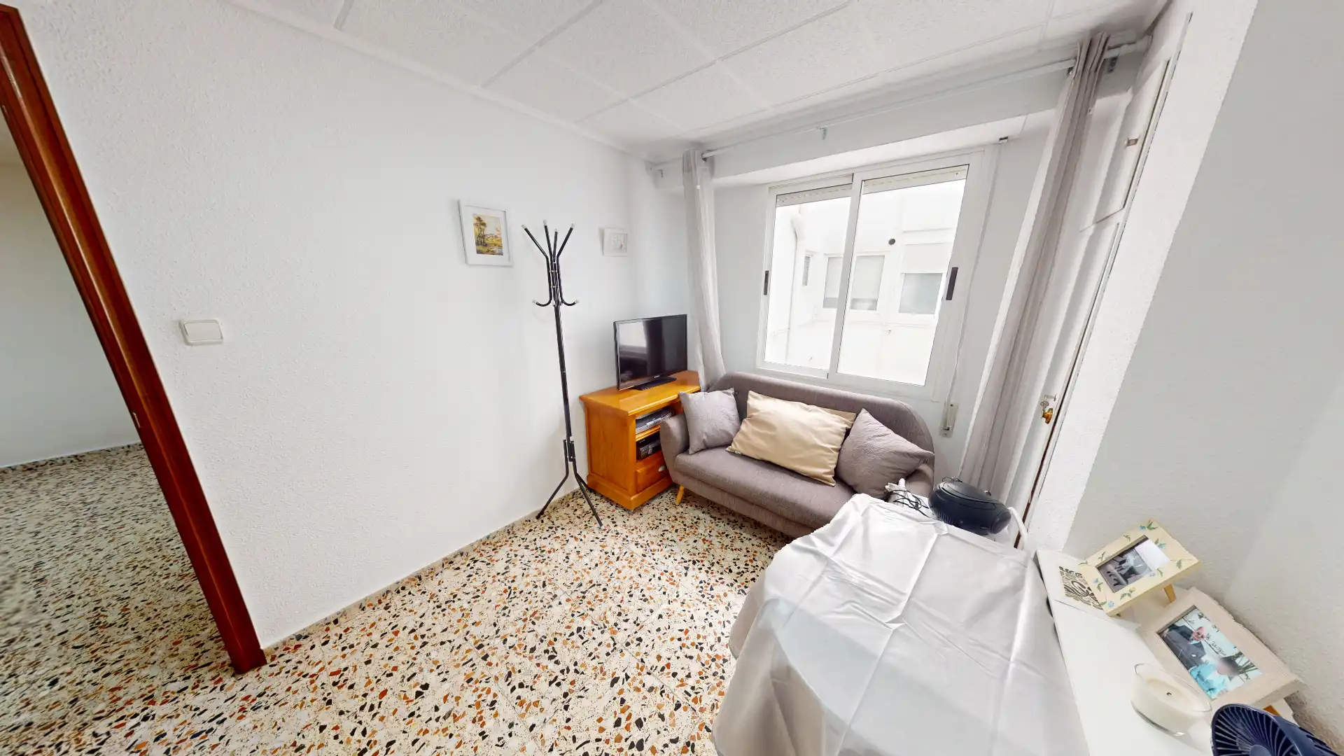 Sala de estar de Piso en venta en Elche / Elx con Aire acondicionado, Amueblado y Horno