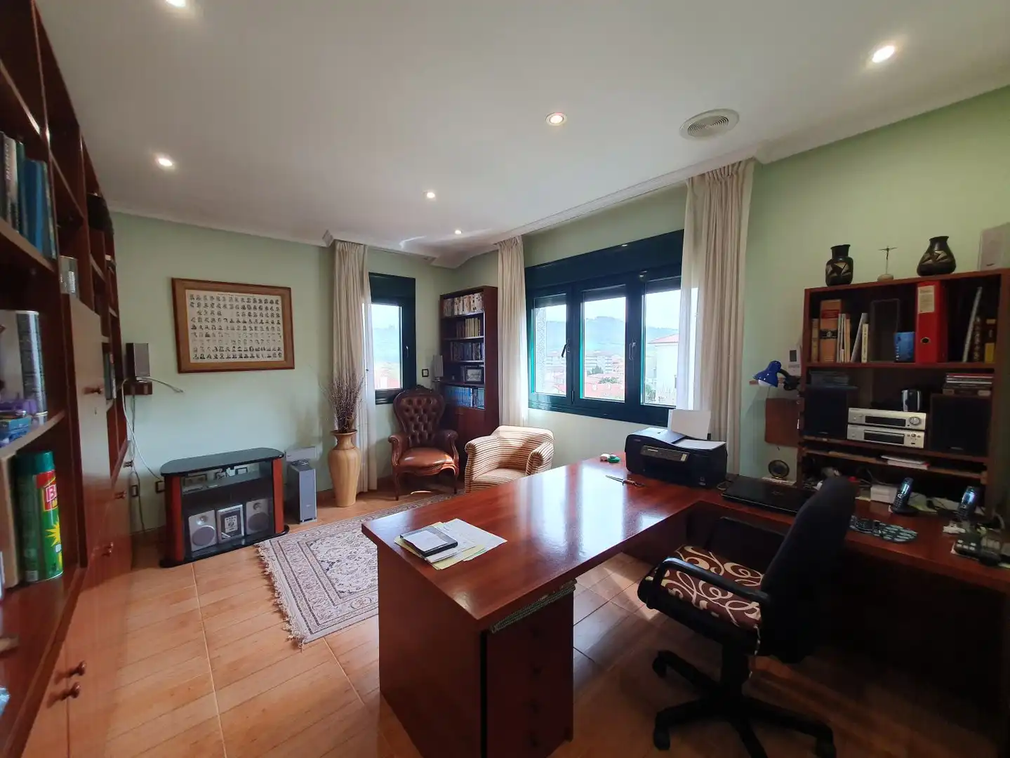 Wohnzimmer von Haus oder Chalet zum Verkauf in Grado mit Klimaanlage, Heizung und Terrasse
