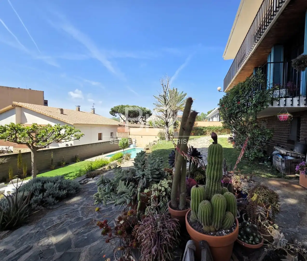 Jardí de Casa o xalet en venda en Mataró amb Calefacció, Jardí privat i Terrassa