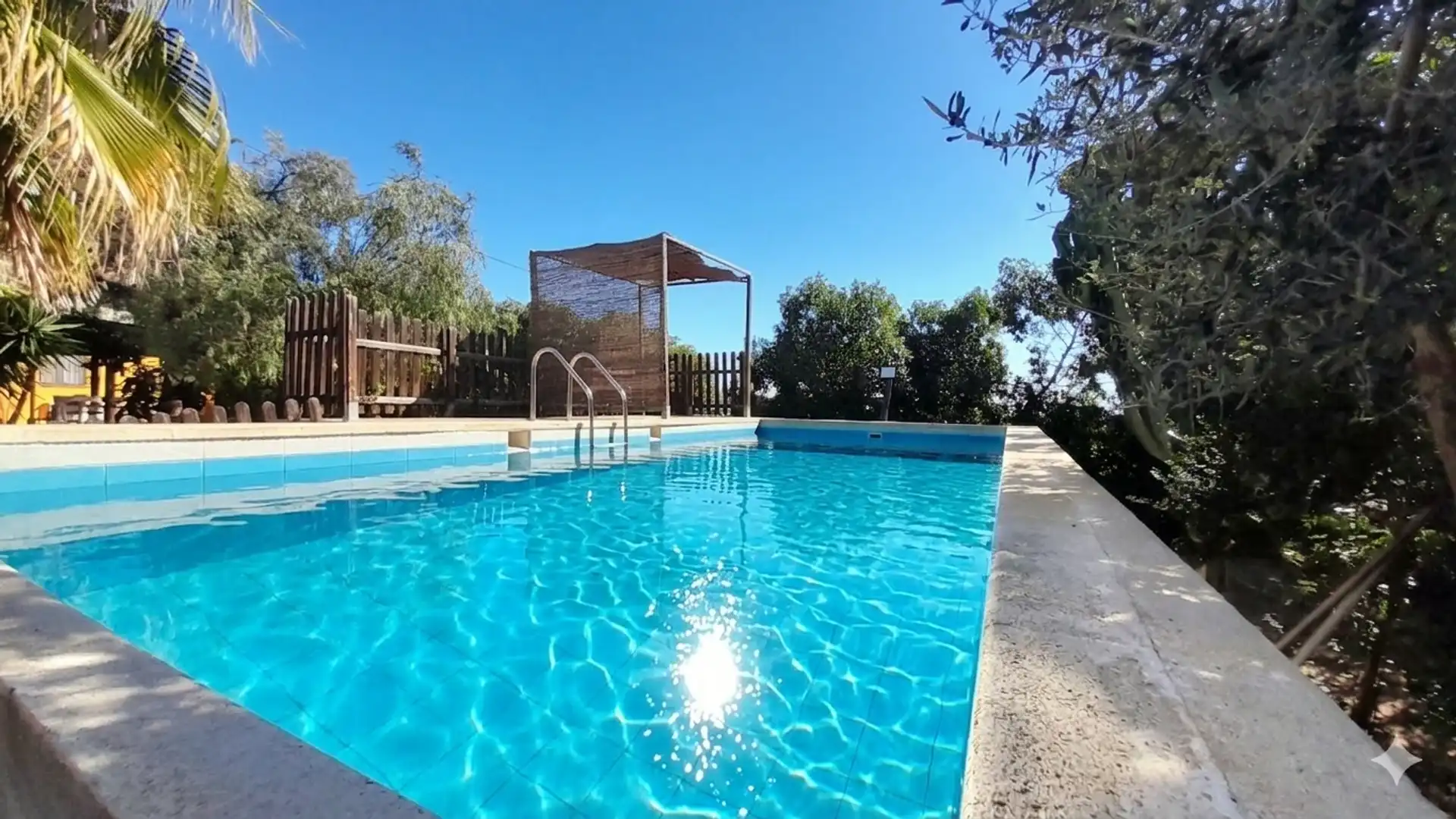 Piscina de Casa o xalet en venda en Mazarrón amb Aire condicionat, Jardí privat i Piscina