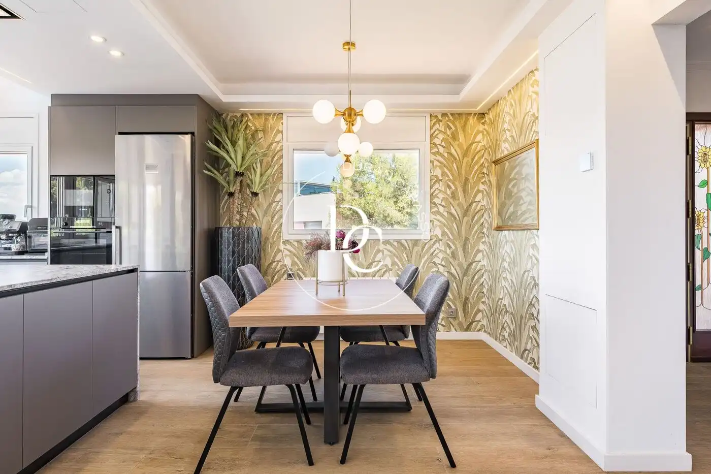 Dining room of Houses for sale in Sant Pere de Ribes  with Air Conditioner, Heating and Private garden