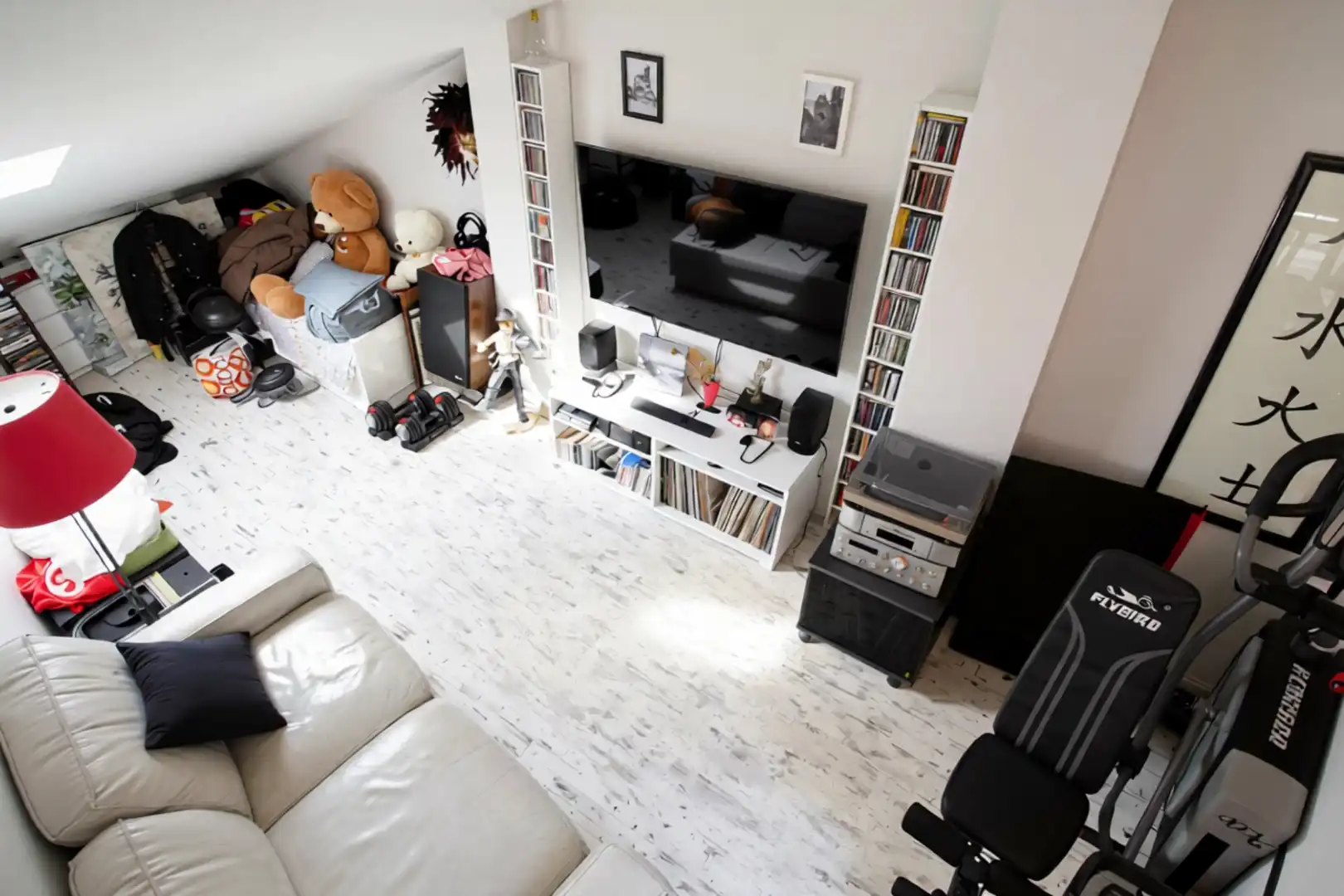 Sala de estar de Casa adosada en venta en Barcelona con Aire acondicionado, Calefacción y Parquet
