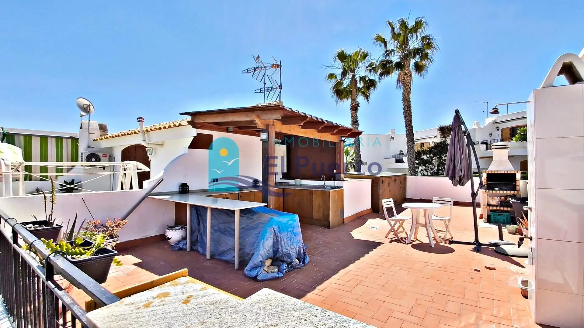 Terraza de Ático en venta en Mazarrón con Aire acondicionado, Terraza y Amueblado