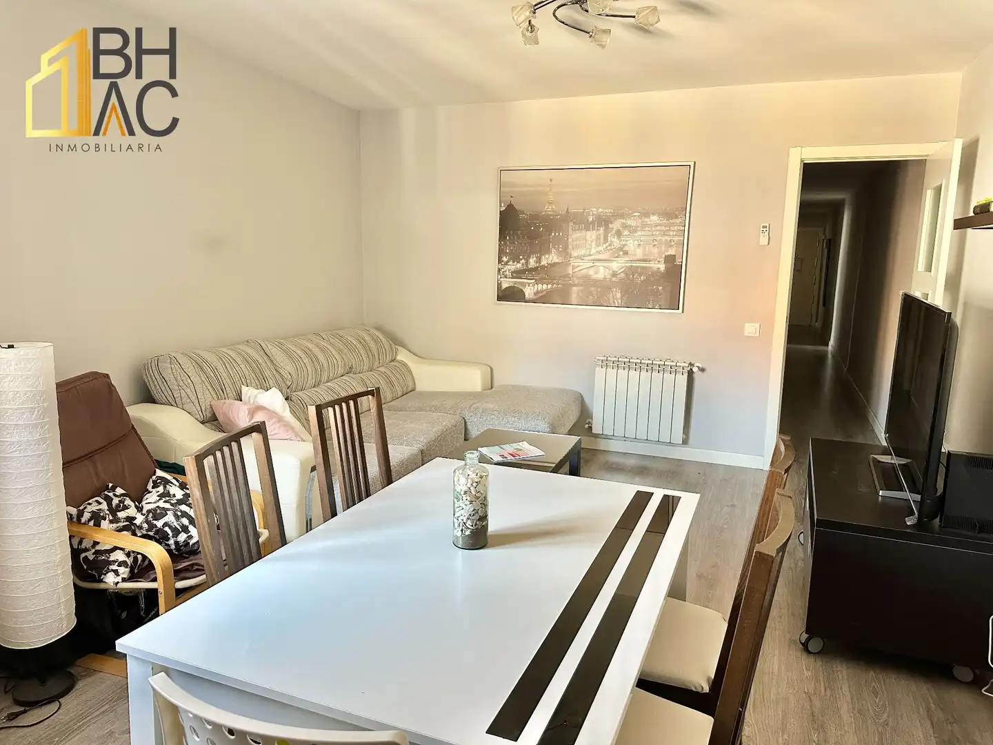 Wohnzimmer von Wohnung zum Verkauf in Getafe mit Klimaanlage, Heizung und Terrasse