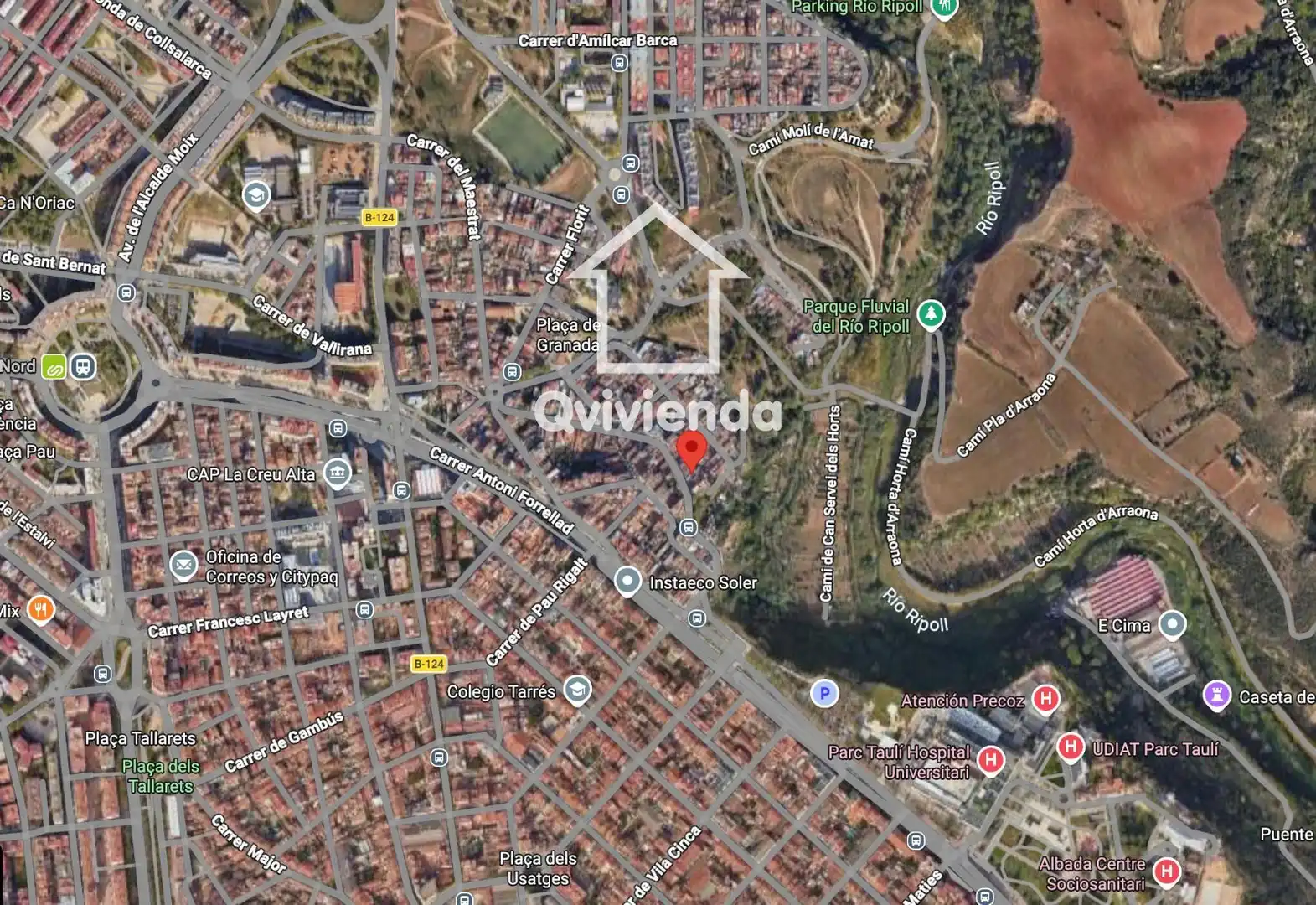 Vista exterior de Casa adosada en venda en Sabadell