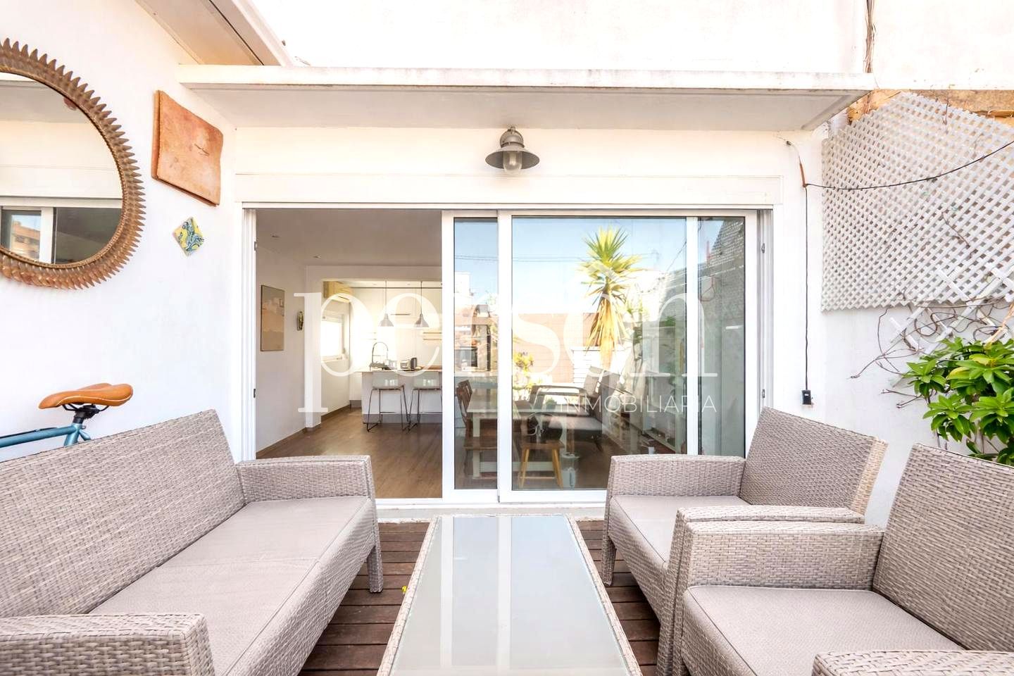 Terraza de Ático en venta en  Valencia Capital con Aire acondicionado, Terraza y Amueblado