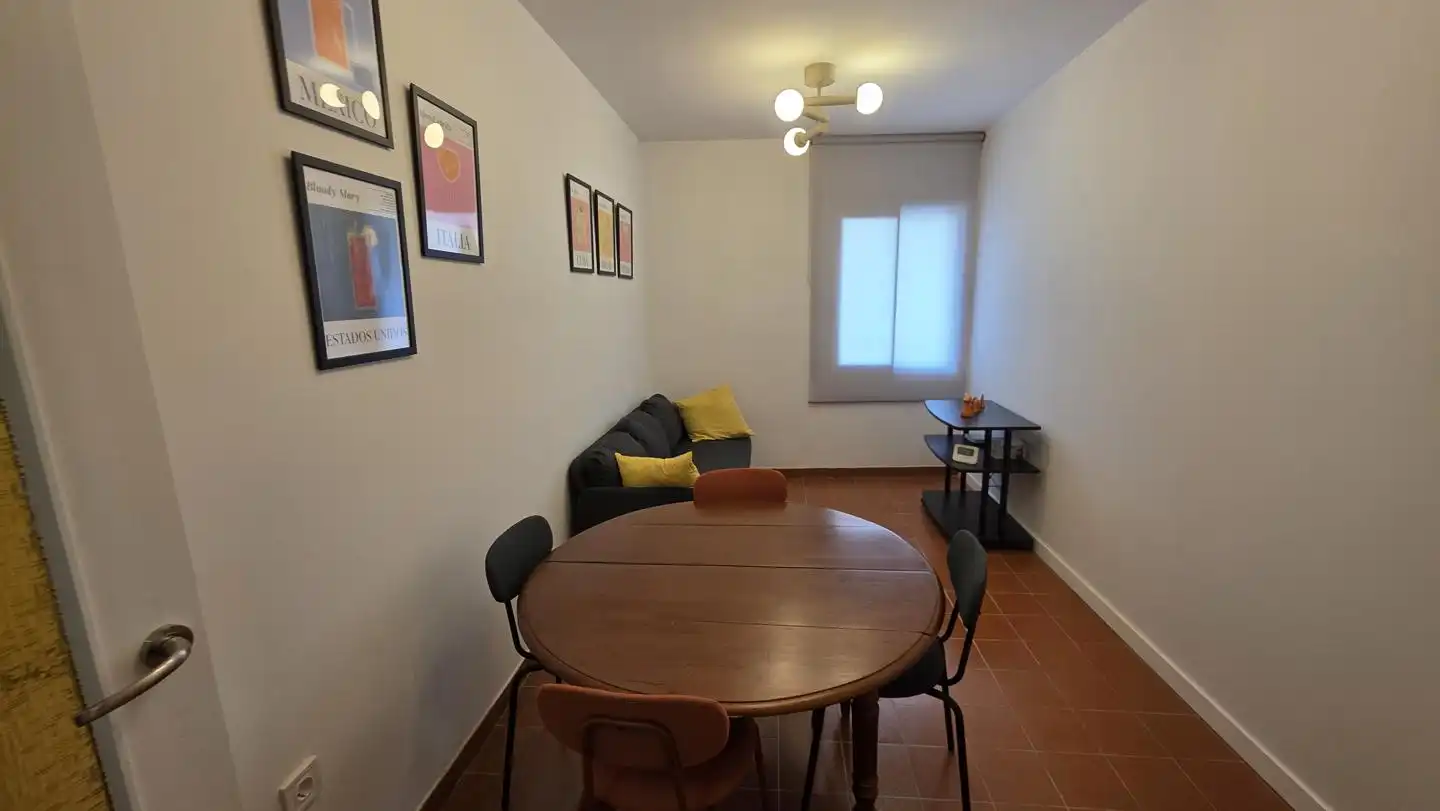 Sala de estar de Piso de alquiler en Terrassa con Calefacción, Amueblado y Balcón