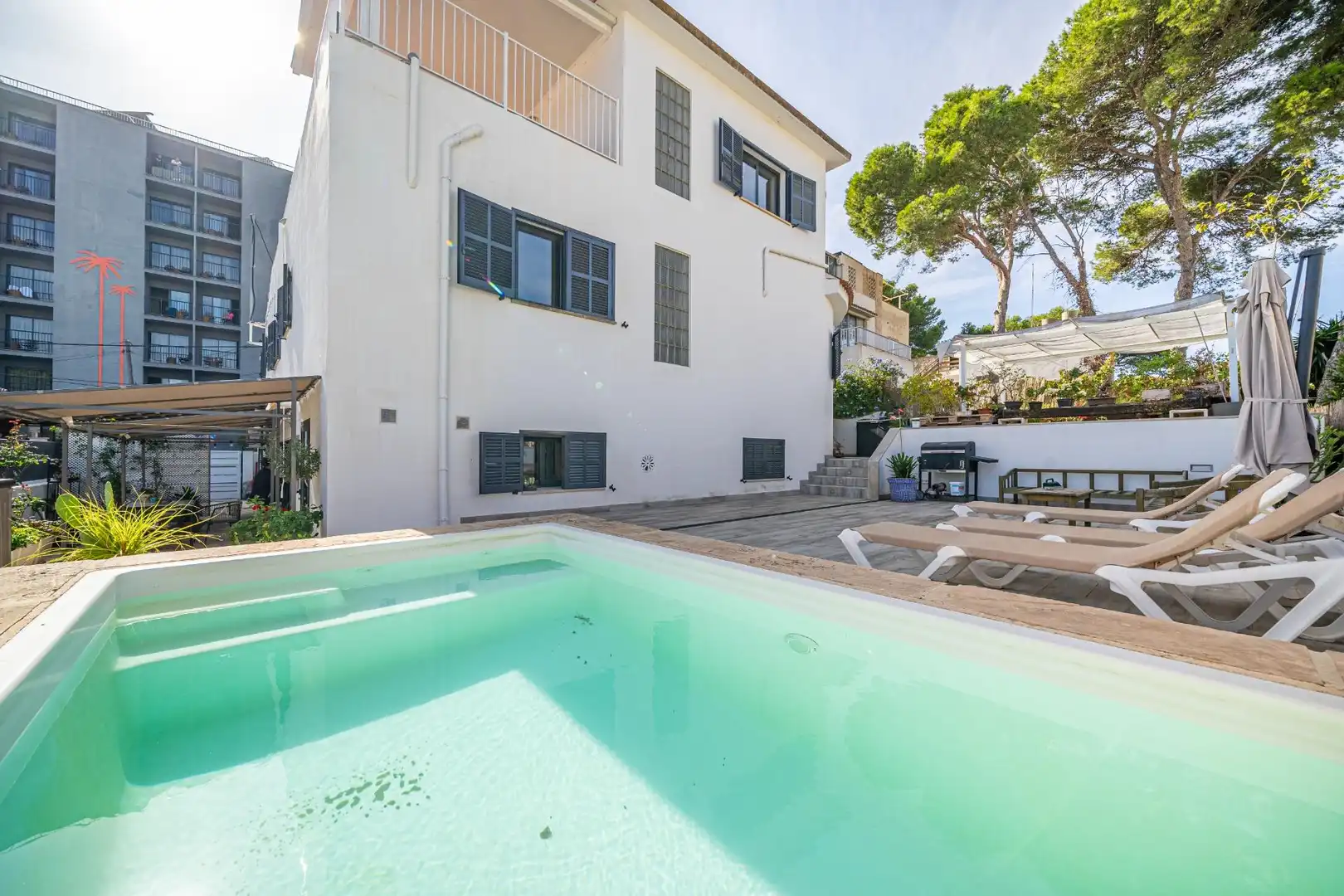 Vista exterior de Casa o chalet en venta en  Palma de Mallorca con Aire acondicionado, Calefacción y Jardín privado