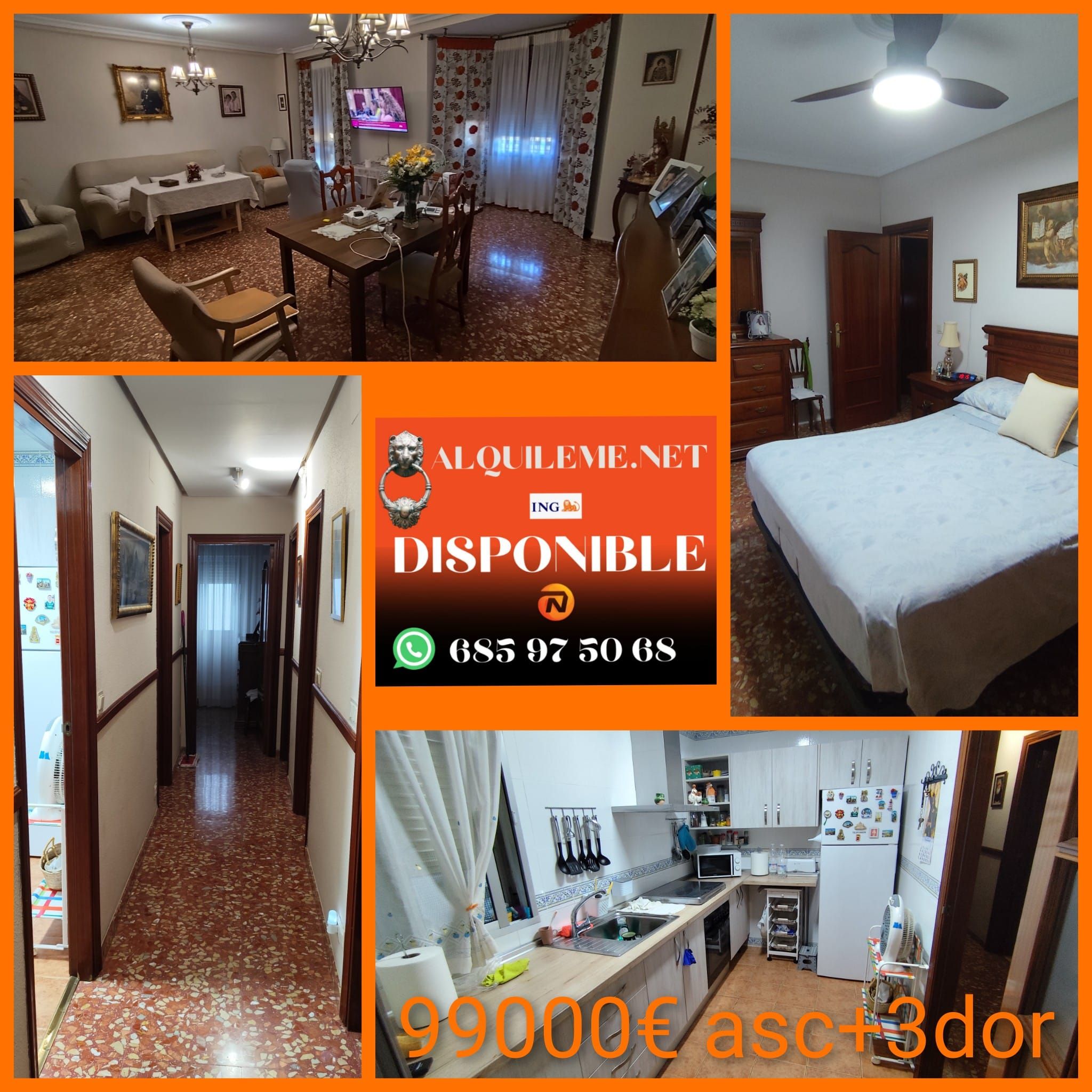 Bedroom of Flat for sale in Úbeda  with Air Conditioner and Heating