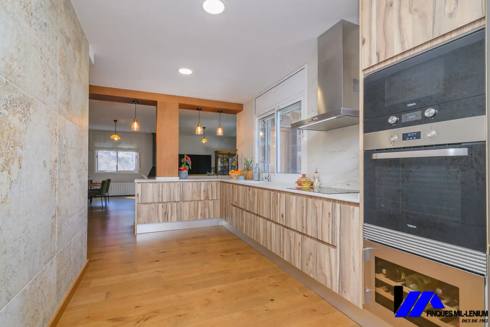 Cocina de Casa o chalet en venta en Vallirana con Aire acondicionado, Calefacción y Jardín privado