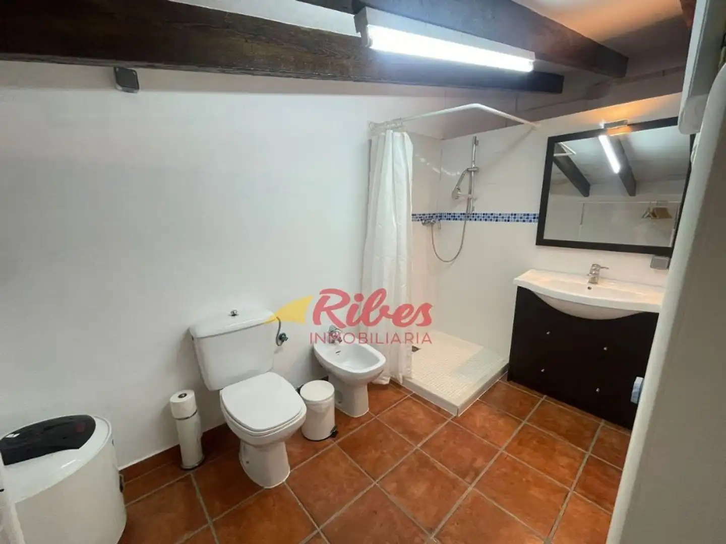 Baño de Finca rústica en venta en Cullera con Aire acondicionado, Jardín privado y Terraza