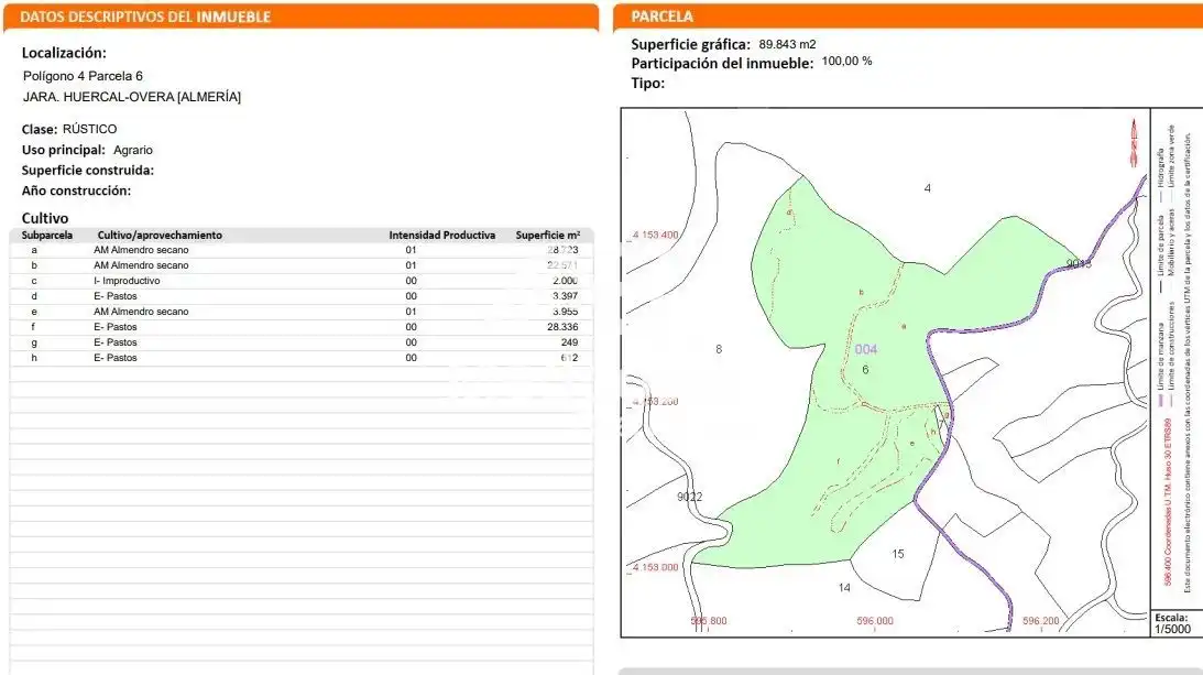 Terrain rustique à vendre à Huércal-Overa, imagen 6