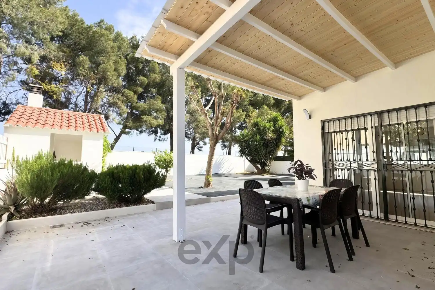 Terraza de Casa o chalet en venta en Riba-roja de Túria con Aire acondicionado, Jardín privado y Terraza