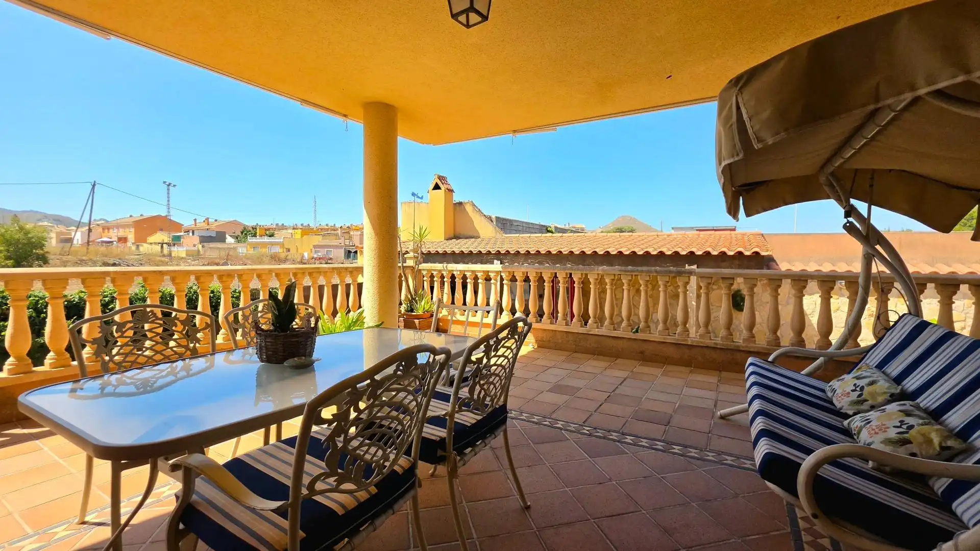 Terrassa de Casa o xalet en venda en La Unión amb Aire condicionat, Jardí privat i Terrassa