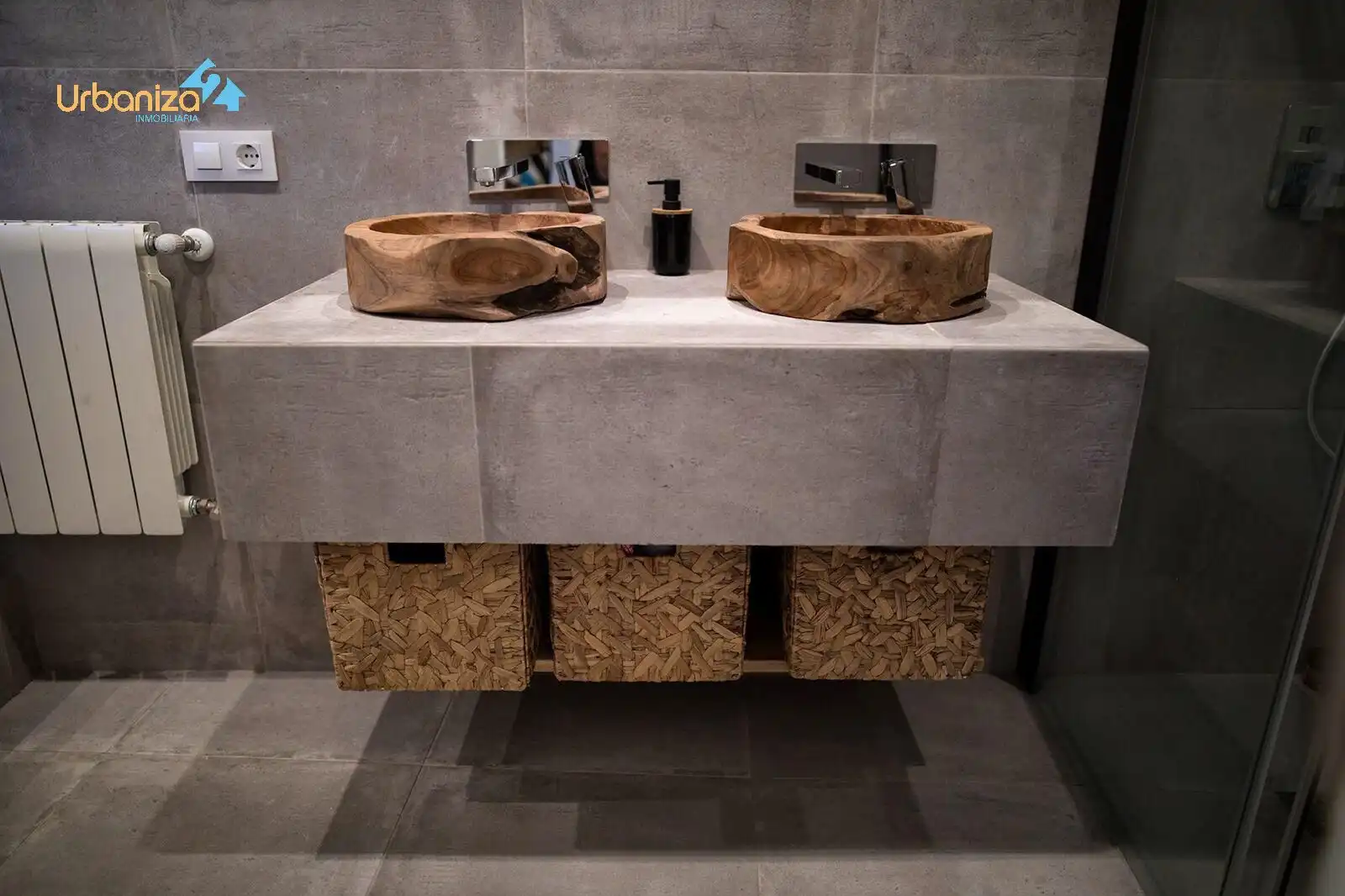 Baño de Casa o chalet en venta en Badajoz con Aire acondicionado, Calefacción y Terraza