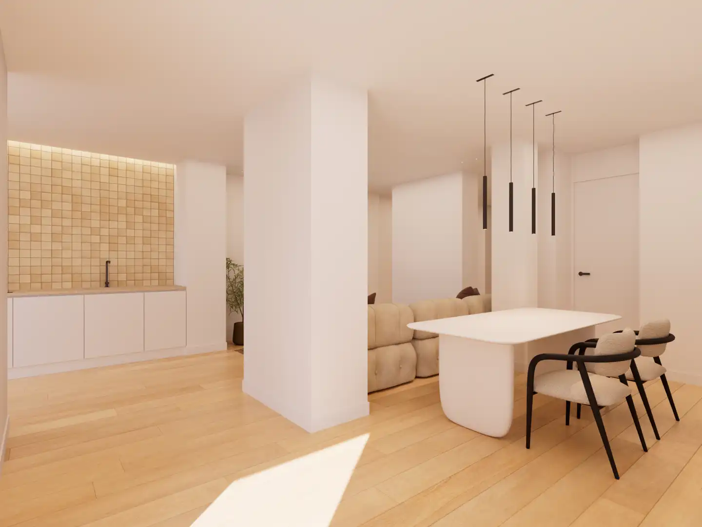 Sala de estar de Estudio en venta en San Sebastián de los Reyes con Aire acondicionado y Calefacción