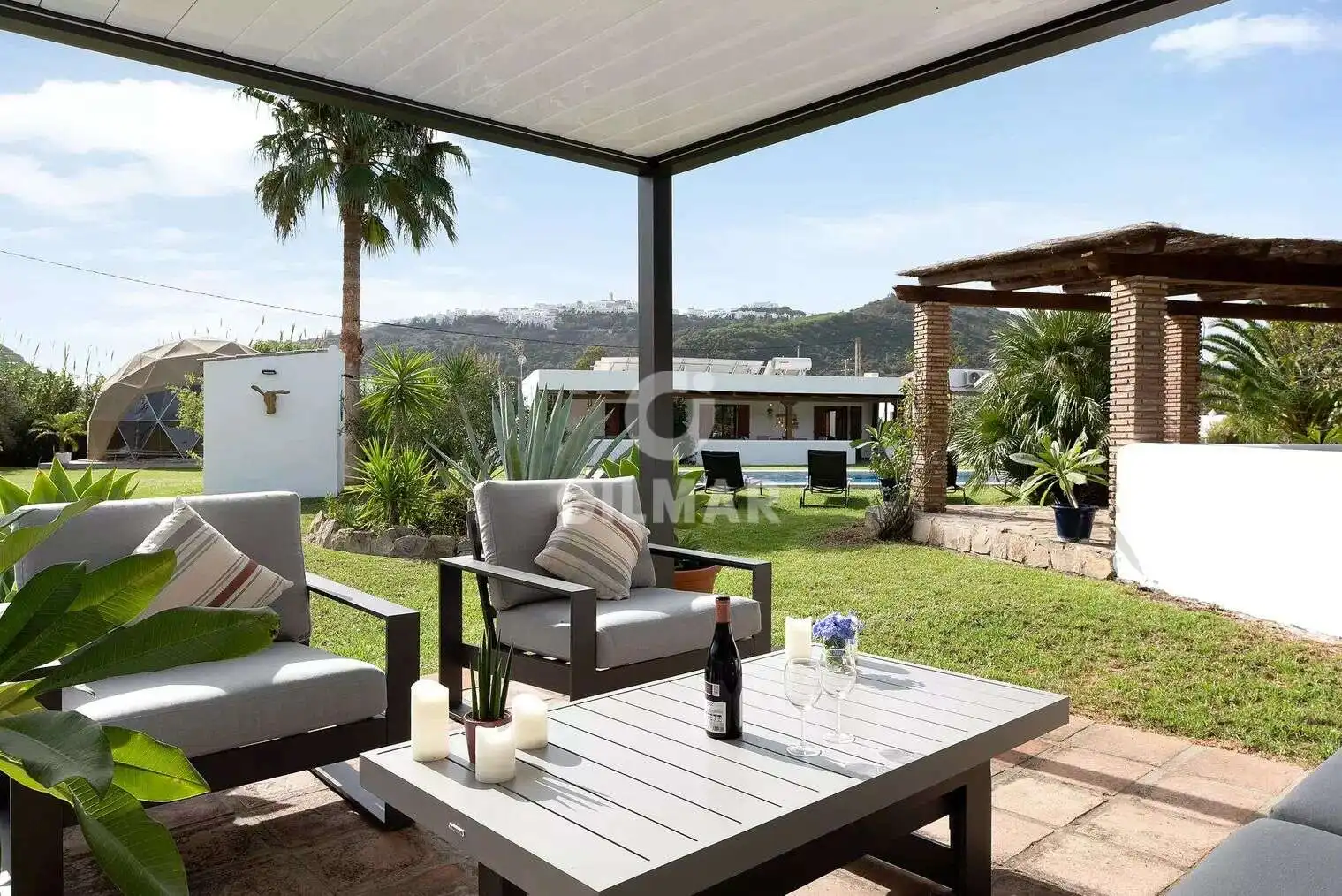 Terraza de Casa o chalet en venta en Vejer de la Frontera con Calefacción, Jardín privado y Piscina