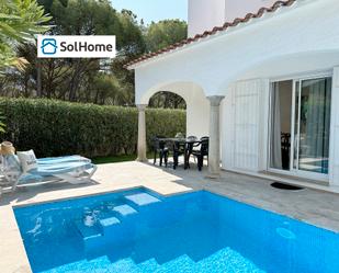 Exterior view of House or chalet for sale in L'Escala  with Air Conditioner and Swimming Pool