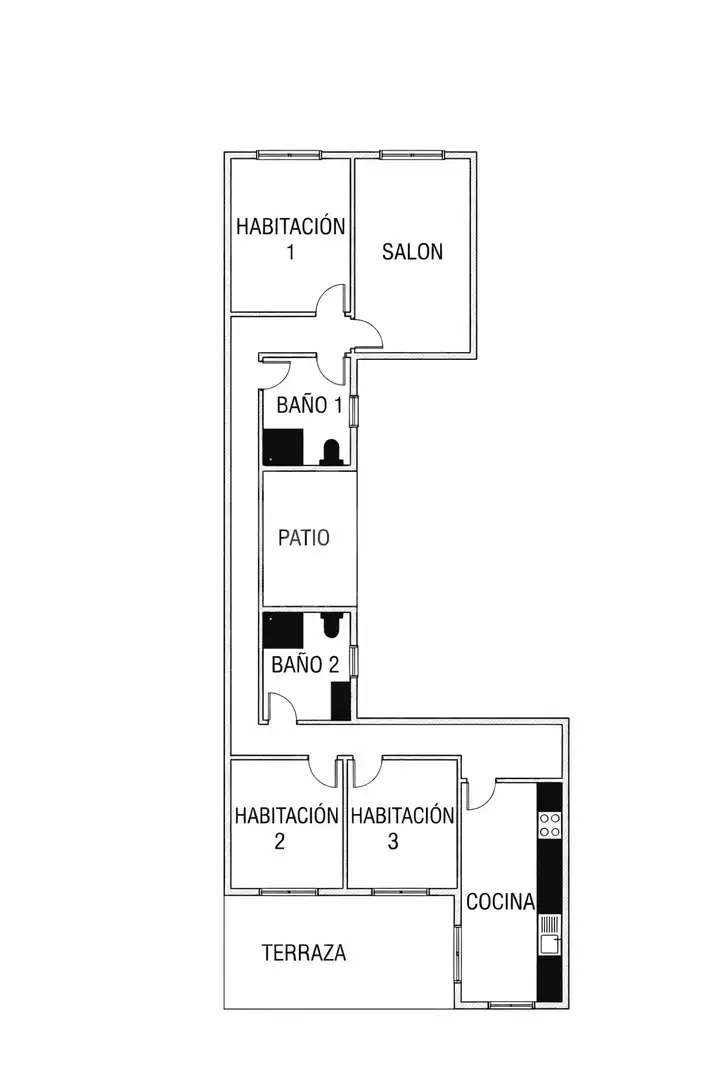 Flat for sale in Abarán  with Air Conditioner and Terrace
