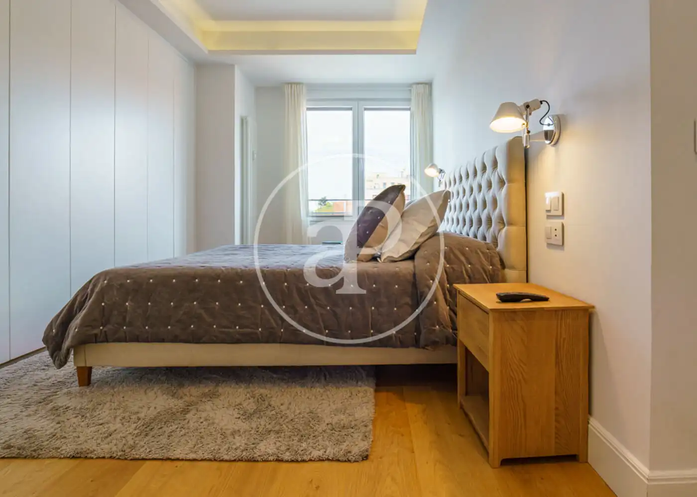 Bedroom of Flat for rent in Madrid  with Air Conditioner, Heating and Furnished