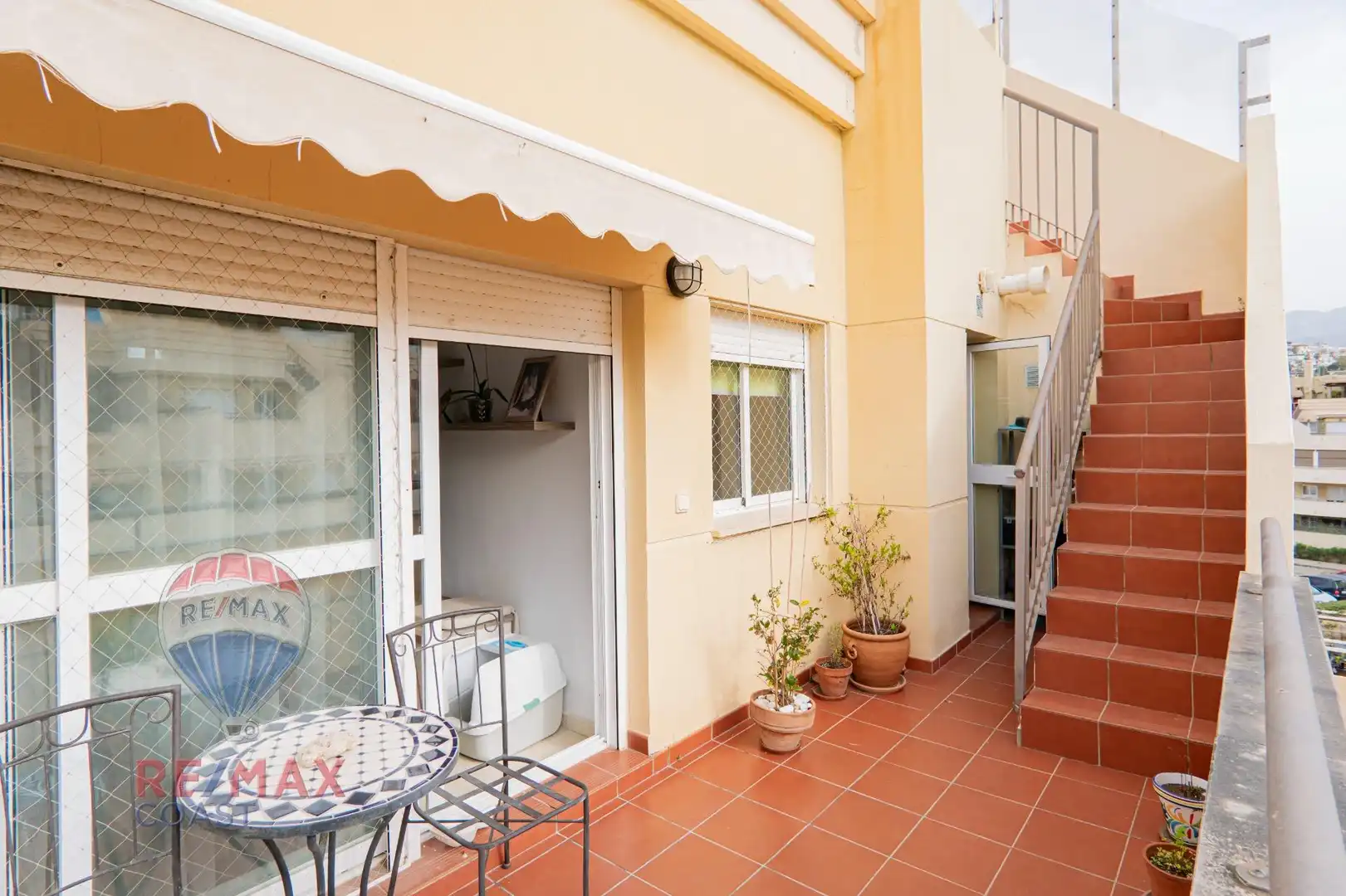 Balcony of Attic for rent in Torrox  with Air Conditioner, Private garden and Terrace