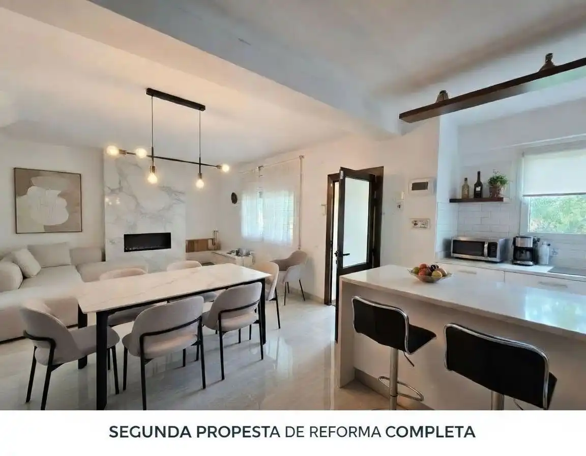 Cuina de Casa o xalet en venda en Vallirana amb Calefacció, Jardí privat i Terrassa