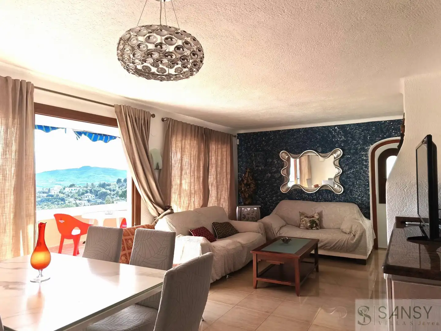 Living room of Houses for sale in Jávea / Xàbia  with Air Conditioner, Heating and Terrace